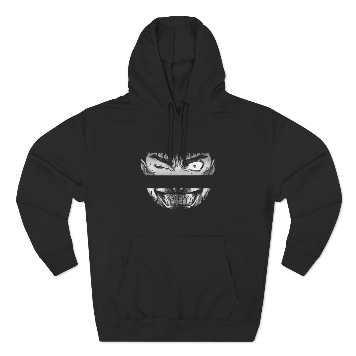 Berserk Graphic Hoodie — Guts Manga Collage Fleece Pullover 🔥