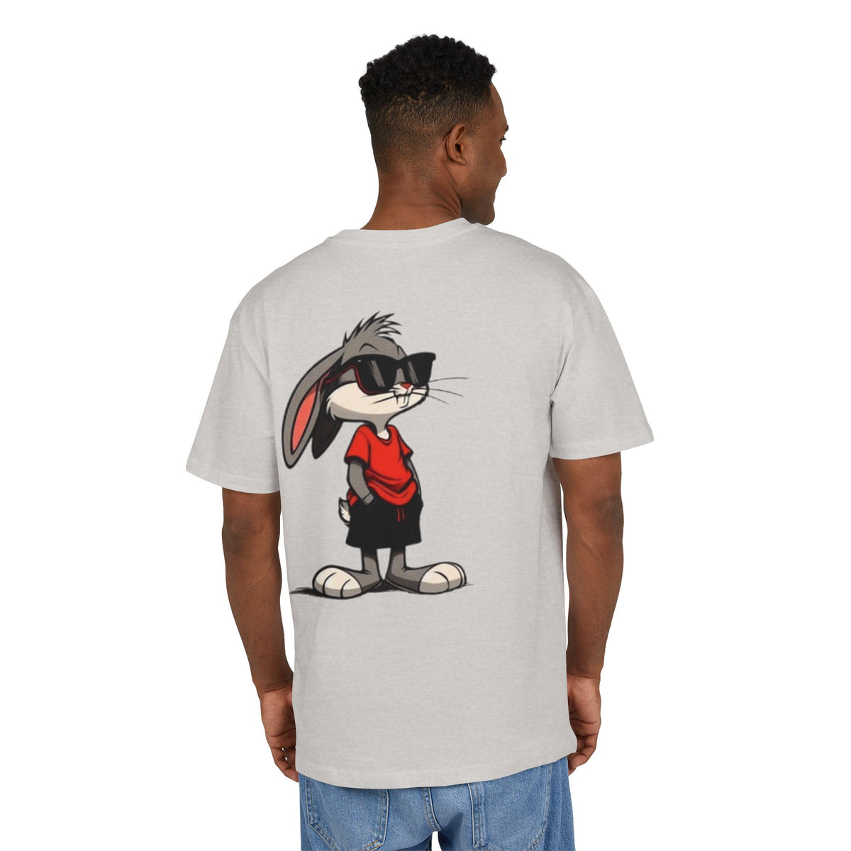 Bux Bunny cartoon swag Unisex Heavy Oversize Tee 🔥