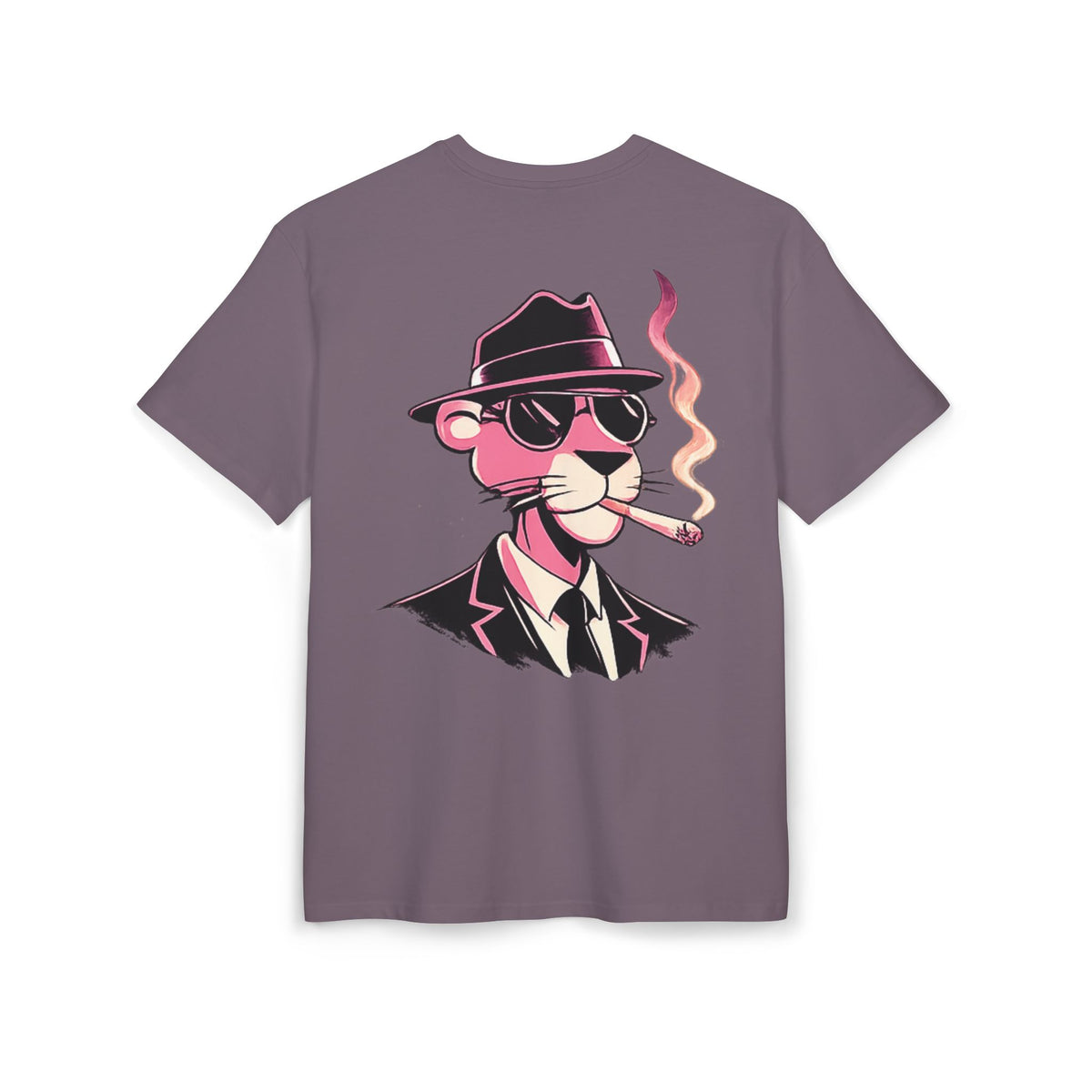 Pink Panther Retro Mafia Tee — Smoking Panther Graphic T-Shirt