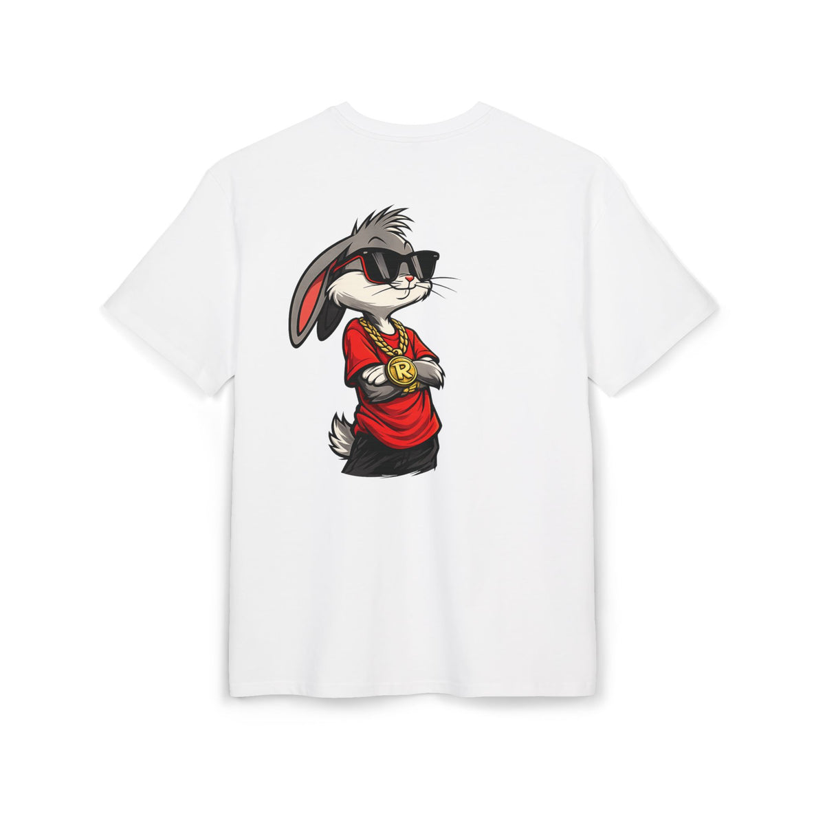Cartoon Swag Bux Bunny Tee — Cool Graphic Oversized T-Shirt 🔥
