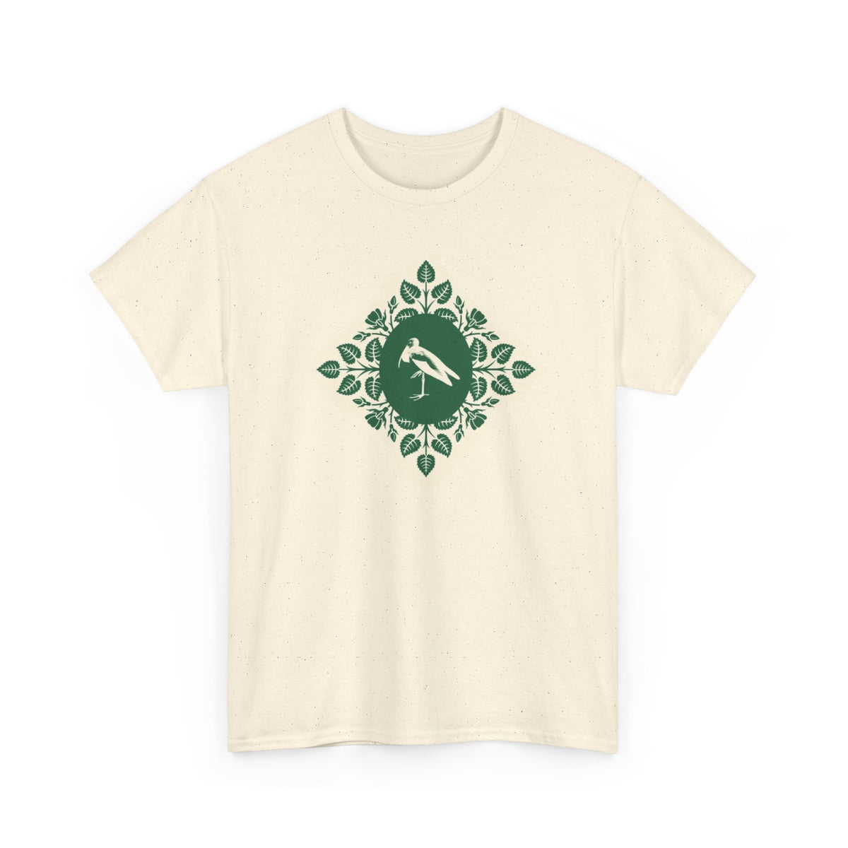 Floral Runner Tee     Green Botanical Running Graphic T-Shirt