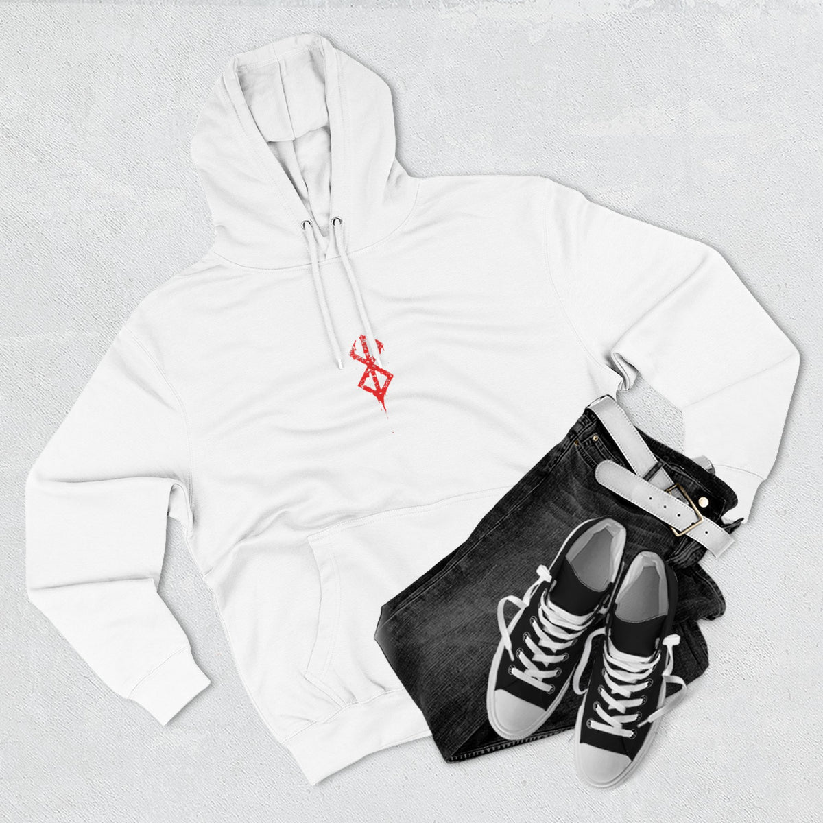 Berserk 'Rage' Graphic Hoodie — Anime Manga Guts Poster Design 🔥