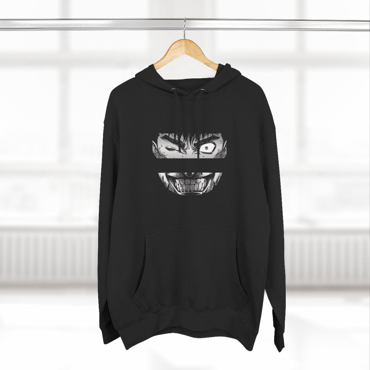 Berserk Graphic Hoodie — Guts Manga Collage Fleece Pullover 🔥