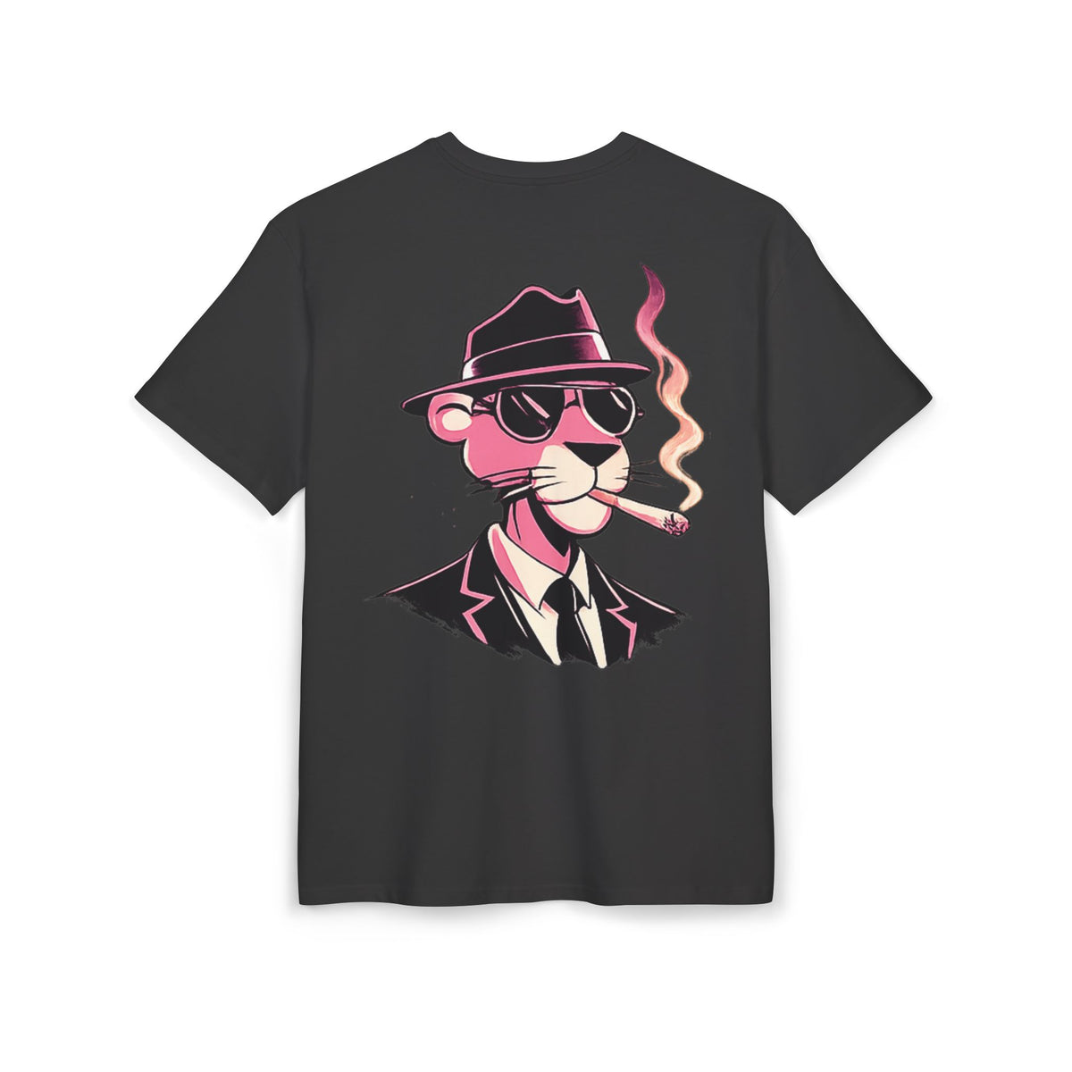 Pink Panther Retro Mafia Tee — Smoking Panther Graphic T-Shirt