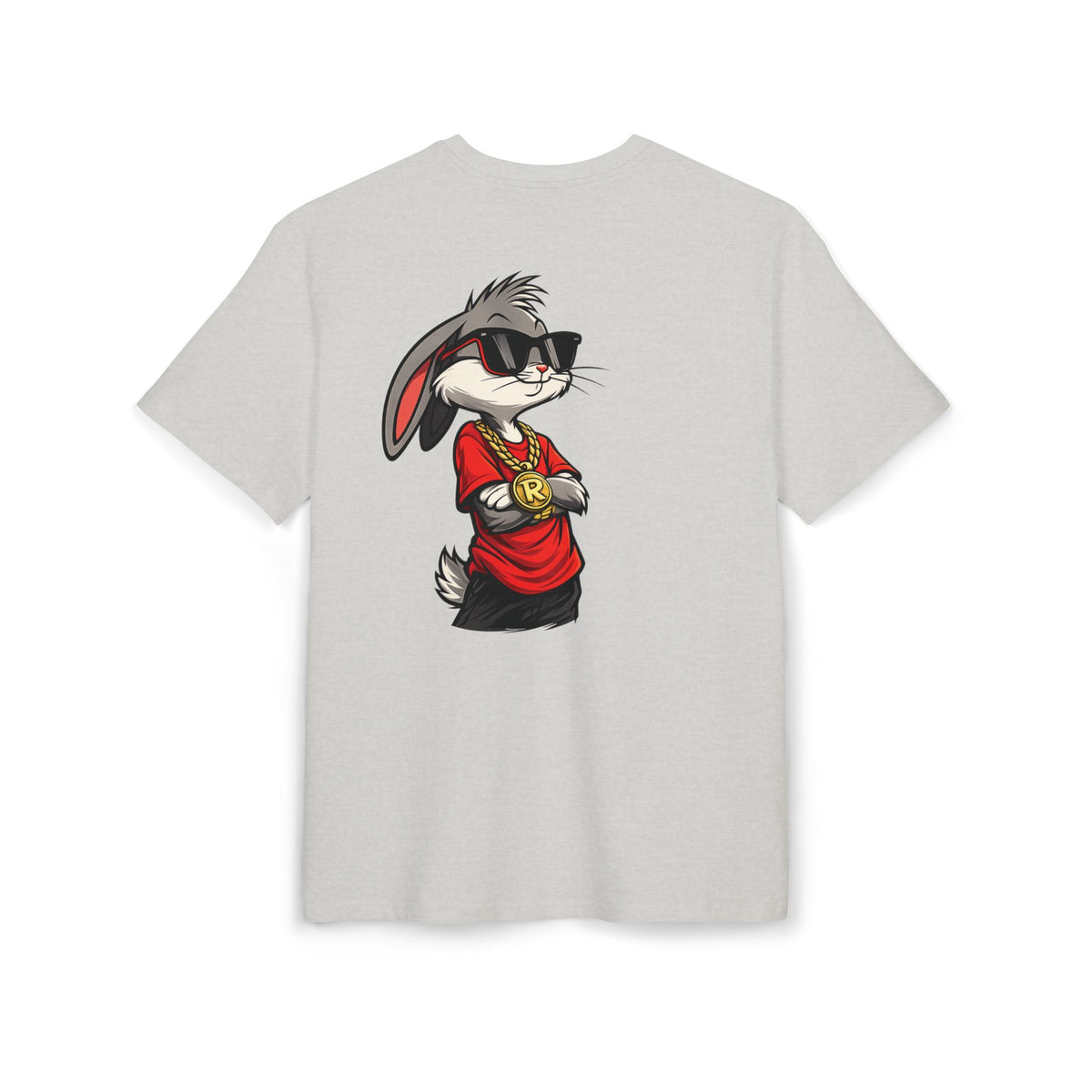 Cartoon Swag Bux Bunny Tee — Cool Graphic Oversized T-Shirt 🔥