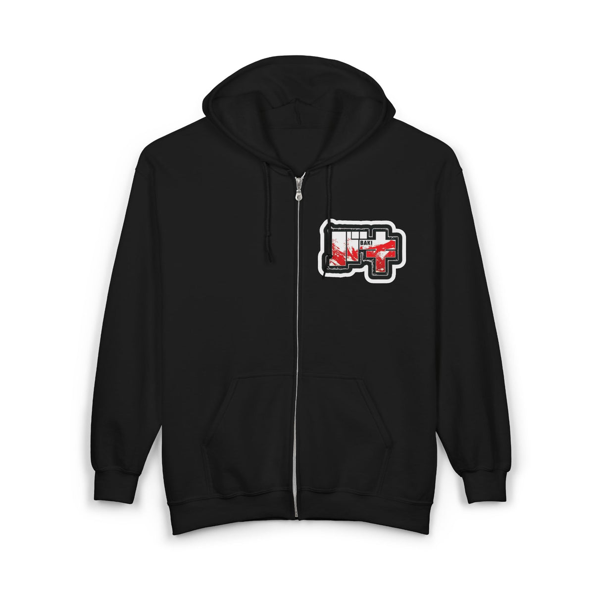 Baki Hanma Zip Hoodie — Anime Martial Arts Graphic Sweatshirt Preference
