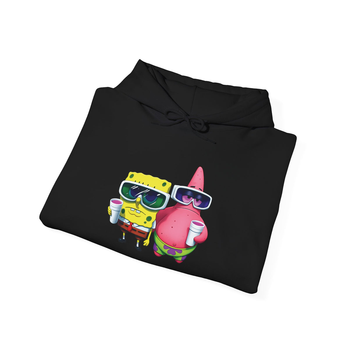 SpongeBob & Patrick Cool Vibes Hoodie — Retro Sunglasses Beach Cartoon Sweatshirt 🔥
